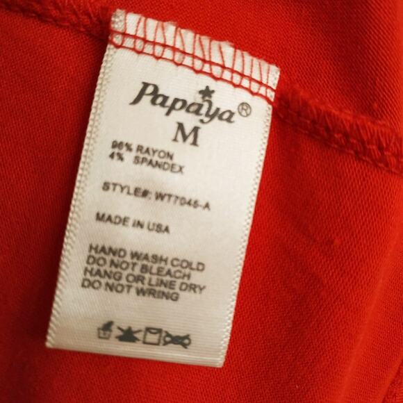 Papaya Orange Sleeveless Top NWT - Picture 7 of 7